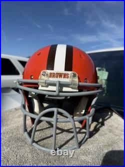 Cleveland Browns Peyton Hillis Custom Schutt Dna Full Size Football Helmet