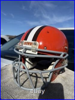 Cleveland Browns Peyton Hillis Custom Schutt Dna Full Size Football Helmet
