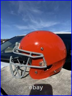 Cleveland Browns Peyton Hillis Custom Schutt Dna Full Size Football Helmet
