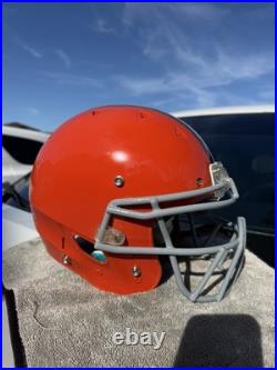 Cleveland Browns Peyton Hillis Custom Schutt Dna Full Size Football Helmet