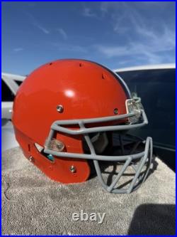 Cleveland Browns Peyton Hillis Custom Schutt Dna Full Size Football Helmet