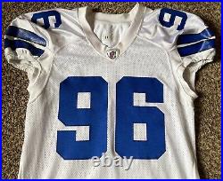 Clifton Geathers Game Used Dallas Cowboys Jersey, Team Repairs 2011 Season