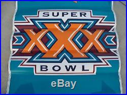 Coca Cola NFL Super Bowl XXX Official Banner Dallas Cowboys/ Pittsburgh Steelers