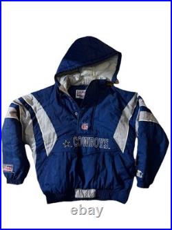 Cowboys Authentic Starter Y2K Men's Vintage Pullover/Jacket Size S Used