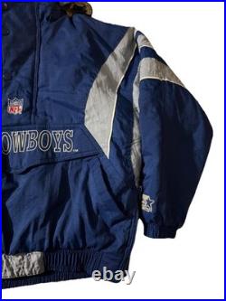 Cowboys Authentic Starter Y2K Men's Vintage Pullover/Jacket Size S Used