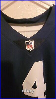 Cowboys NFL Nike Dak Prescott Stitched Alternative Jersey Size 3XL