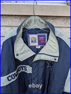 Cowboys Paper Vintage NFL Game Day C Competitor 3X XXXL DALLAS Puffer Coat