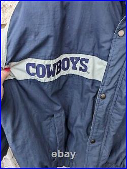 Cowboys Paper Vintage NFL Game Day C Competitor 3X XXXL DALLAS Puffer Coat