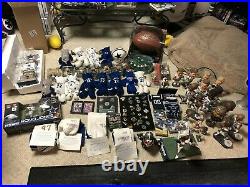 DALLAS COWBOYS Collection Aikman autograph Bobble heads Mcfarlane Game Used Lot