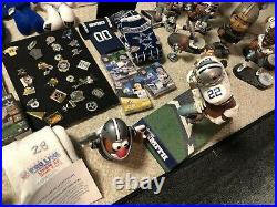 DALLAS COWBOYS Collection Aikman autograph Bobble heads Mcfarlane Game Used Lot