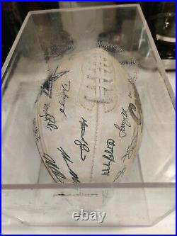 DALLAS COWBOYS Football 1 OF 10,000 LIMITED EDITION AUTO SIGNED With CASE VINTAGE