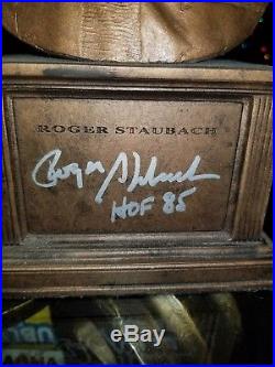 DALLAS COWBOYS Legends HOF Roger Staubach Autographed Bronze resin Bust