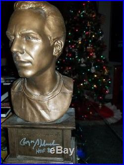 DALLAS COWBOYS Legends HOF Roger Staubach Autographed Bronze resin Bust