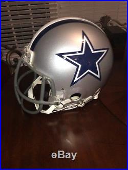 DALLAS COWBOYS NFL Authentic Riddell VSR-4 ProLine Full Size Football Helmet