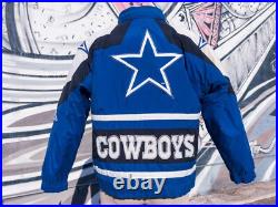 DALLAS COWBOYS NFL Vintage Apex Jacket Size Small Beautiful Embroidery DALLAS COWBOYS NFL Vintage Apex Jacket Size Small Beautiful Embroidery