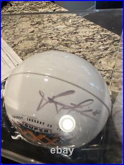 DALLAS COWBOYS RIDDELL SUPER BOWL 30 MINI HELMET LOOK! Signed