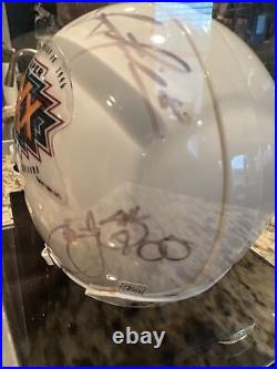 DALLAS COWBOYS RIDDELL SUPER BOWL 30 MINI HELMET LOOK! Signed