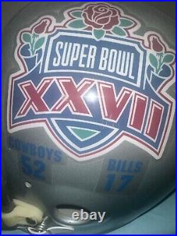 DALLAS COWBOYS Riddell Super Bowl XXVII Full Size Replica Football Helmet RARE