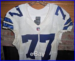 DALLAS COWBOYS TYRON SMITH HOME GAME USED / GAME WORN JERSEY With COWBOYS LETTER