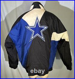 DALLAS COWBOYS VTG 1990s NFL AUTHENTIC PRO LINE APEX ONE MEN LARGE PUFFER JACKET