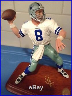 DANBURY MINT DALLAS COWBOYS TROY AIKMAN Comes's with the C. O. A