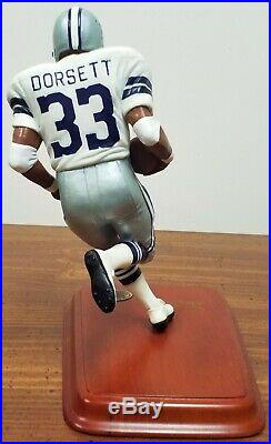 DANBURY MINT TONY DORSETT Dallas Cowboys Figure with COA (NFL Football)