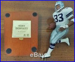 DANBURY MINT TONY DORSETT Dallas Cowboys Figure with COA (NFL Football)