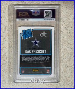 Dak Prescott 2016 Optic Holo Silver Rated Rookie #162 PSA 9 Mint Dallas Cowboys