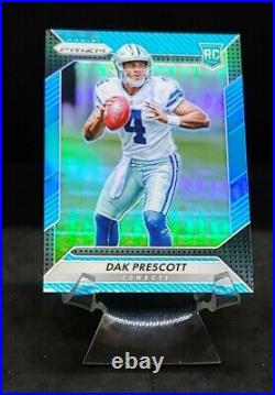 Dak Prescott 2016 Prizm Blue Prizm /199 Rookie Card RC Dallas Cowboys