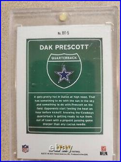 Dak Prescott 2021 Donruss Football DOWNTOWN Case Hit Cowboys SSP