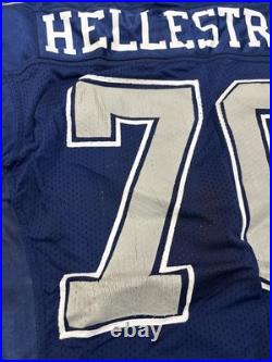 Dale Hellestrae Dallas Cowboys Game Used Worn Jersey Great Use 3 Time SB Champ