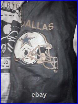 Dallas Cowboy Leather Jacket Vintage Size XL