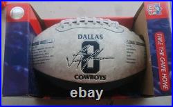 Dallas Cowboys 10pc Lot Collectibles 4 Full Size Footballs 5 Trading Cards Read