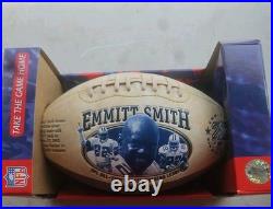 Dallas Cowboys 10pc Lot Collectibles 4 Full Size Footballs 5 Trading Cards Read