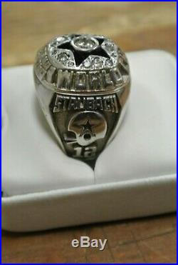 Dallas Cowboys 1971 Super Bowl Ring Staubach 10KT White Gold Diamonds