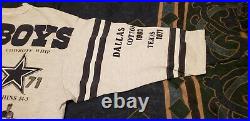 Dallas Cowboys 1971 Super Bowl VI Champs Men's Two-Sided Shirt Size L Vintage