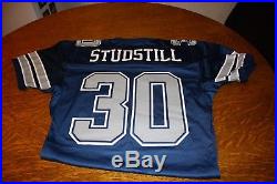 Dallas Cowboys 1994 GAME USED Jersey Darren Studstill (WVU) Blue #30