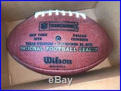 Dallas Cowboys 2007 Thanksgiving Official Wilson NFL The Duke Game Used Football
