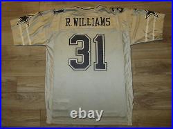 Dallas Cowboys #31 Roy Williams Star Silver Ltd NFL Reebok Jersey Large L Adult