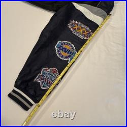 Dallas Cowboys 5 Time Super Bowl Leather NFL Football Varsity Jacket Medium