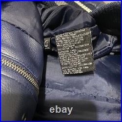 Dallas Cowboys 5-Time Superbowl Champions Faux Leather NFL Jacket Size XL