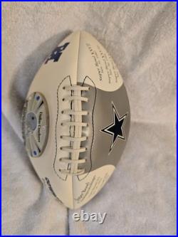 Dallas Cowboys 5-time Super Bowl Champs 2008 & Wilson 2001 Team Sign Footballs