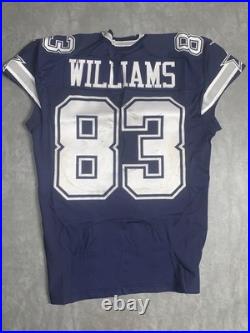 Dallas Cowboys #83 T. Williams Game Used Jersey WithCOA