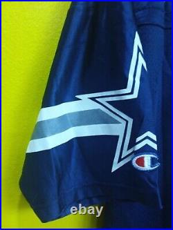 Dallas Cowboys #8 Troy Aikman Champion NFL Football Jersey Mens -48