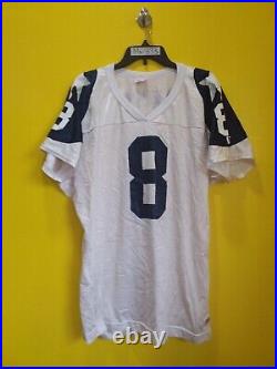 Dallas Cowboys #8 Troy Aikman Wilson NFL Football Jersey Mens-xl