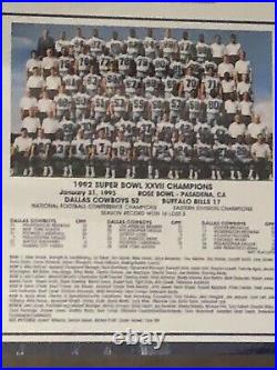 Dallas Cowboys America's Team 4x Super Bowl Plaque MINT