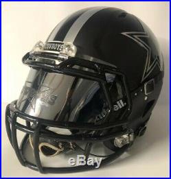 Dallas Cowboys Authentic Riddell Speed Full Size Football Helmet Custom Black