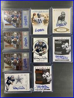 Dallas Cowboys Autograph Football Card Lot! 107 Cards! 1/1s! Low Serial #s