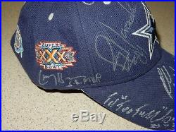 Dallas Cowboys Autographed USED Superbowl Patch Hat 10 SB Champion Signatures