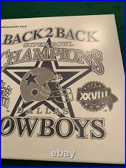 Dallas Cowboys Back 2 Back Tile